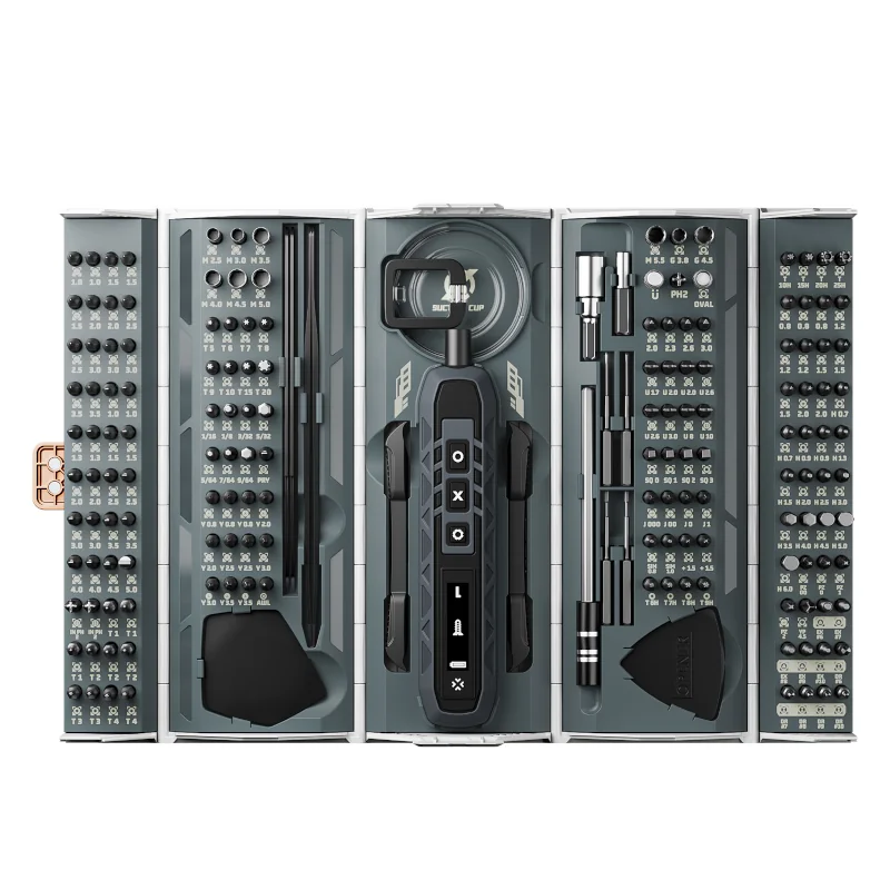 GMW-P1004 Smart Torque Screwdriver (3-Speed, 180-Bit Set)