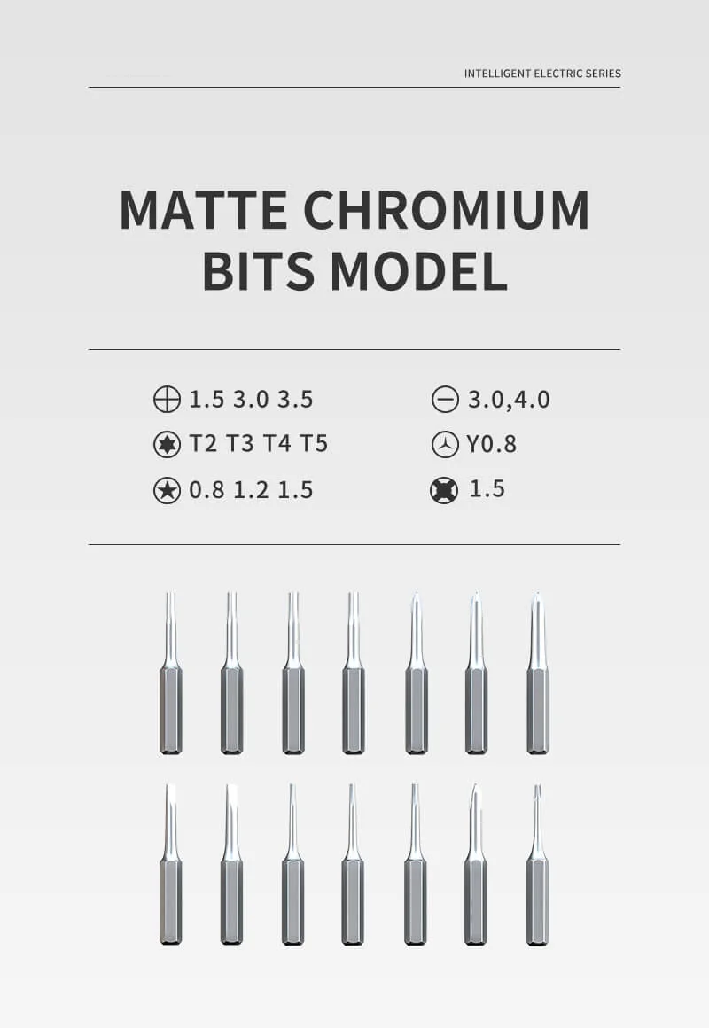 electric screwdriver set gmw07 photo 14 bit bits included